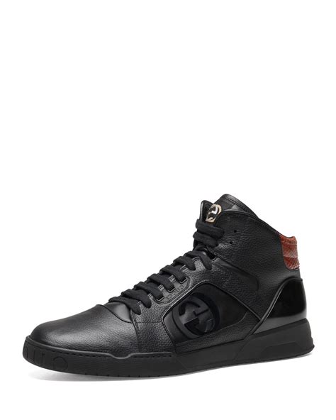 gucci rebound mid hi-top sneaker|Mens Gucci Trainers .